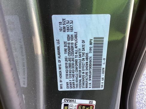 Used 2019 Honda Odyssey EX-L image 10