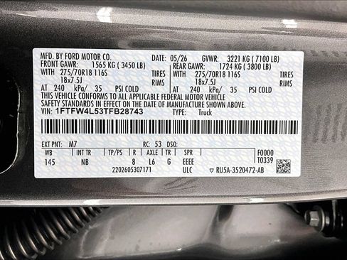 New 2026 Ford F150 Tremor w/ Equipment Group 402A High AWD/4WD image 8