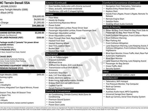 Used 2024 GMC Terrain Denali w/ Black Diamond Edition AWD/4WD image 2