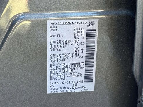 Used 2023 Nissan Murano SL w/ SL Moonroof Package image 27