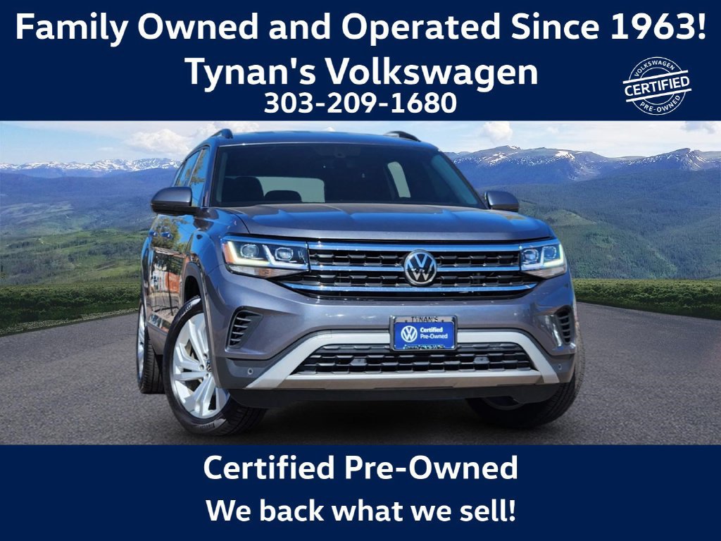 Certified 2022 Volkswagen Atlas SE AWD/4WD image 1