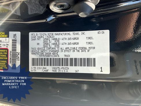 New 2026 Toyota Tundra 1794 Edition AWD/4WD image 17