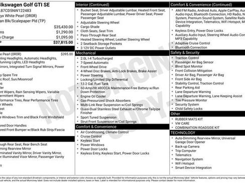 Used 2022 Volkswagen GTI SE image 9