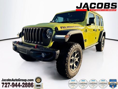 Used 2022 Jeep Wrangler Unlimited Rubicon w/ Steel Bumper Group AWD/4WD image 1