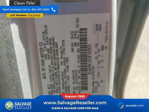 Used 2018 Ford Fusion SE image 16