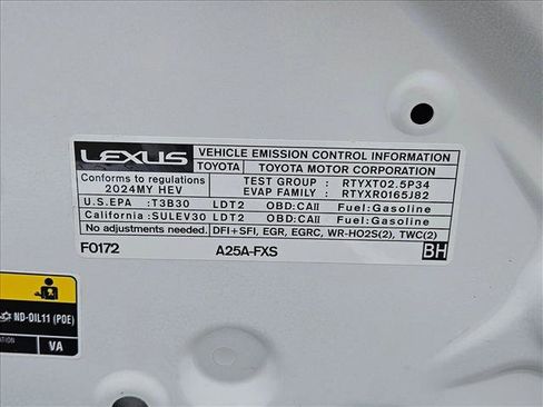 Used 2024 Lexus NX 350h AWD w/ Cold Area Package image 25