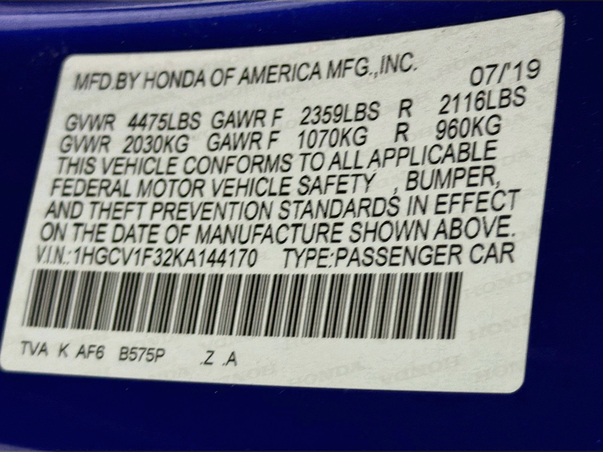 Used 2019 Honda Accord Sport image 12