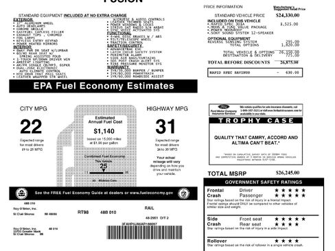 Used 2010 Ford Fusion SEL image 7