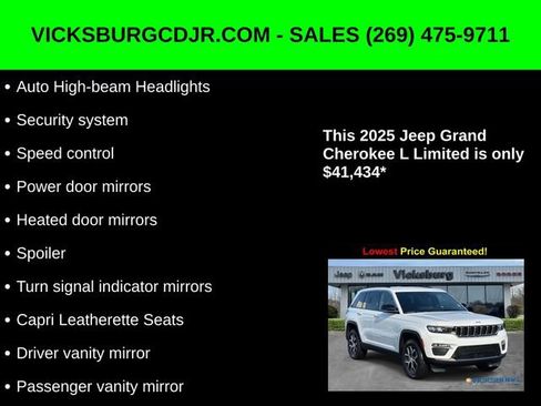 New 2025 Jeep Grand Cherokee L Limited image 27