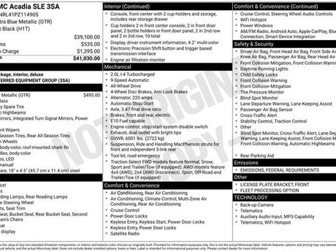 Certified 2023 GMC Acadia SLE image 34