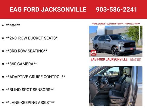 Used 2023 Chevrolet Tahoe RST w/ Luxury Package AWD/4WD image 8
