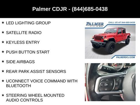 Used 2020 Jeep Gladiator Overland w/ Safety Group AWD/4WD image 12