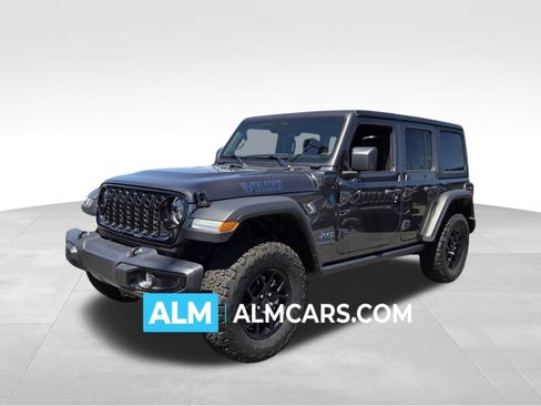 Used 2025 Jeep Wrangler Unlimited Sport S 4xe AWD/4WD image 1