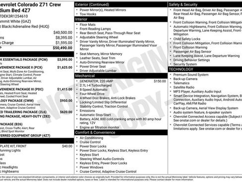 Used 2024 Chevrolet Colorado Z71 w/ LPO, Dark Essentials Package AWD/4WD image 4