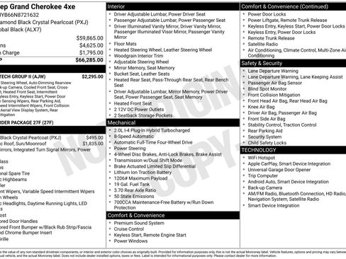 Used 2022 Jeep Grand Cherokee Limited 4xe w/ Luxury Tech Group II image 3