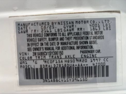 Used 2025 Nissan Sentra SV FWD image 22