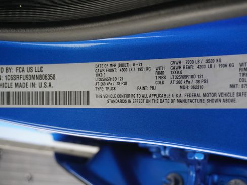 Used 2021 RAM 1500 TRX w/ TRX Level 1 Equipment Group image 33