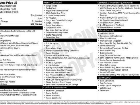 Used 2025 Toyota Prius LE image 10