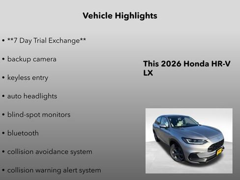 New 2026 Honda HR-V LX image 5