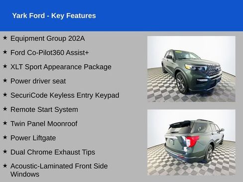 Certified 2024 Ford Explorer XLT w/ Equipment Group 202A AWD/4WD image 2