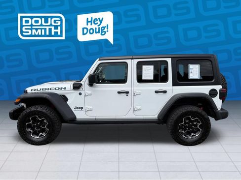 Used 2023 Jeep Wrangler Unlimited Rubicon 4xe w/ Steel Bumper Group AWD/4WD image 2