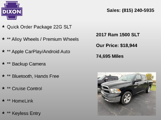 Used 2017 RAM 1500 Classic SLT w/ Luxury Group AWD/4WD image 4