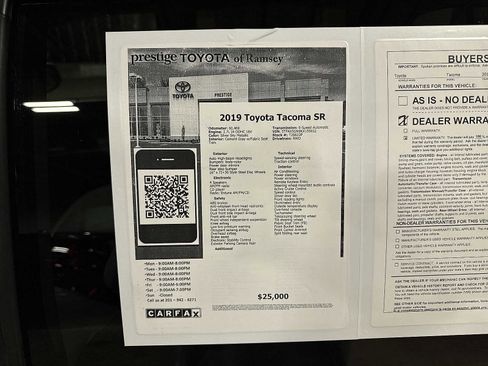 Used 2019 Toyota Tacoma SR w/ SR Convenience Package image 13