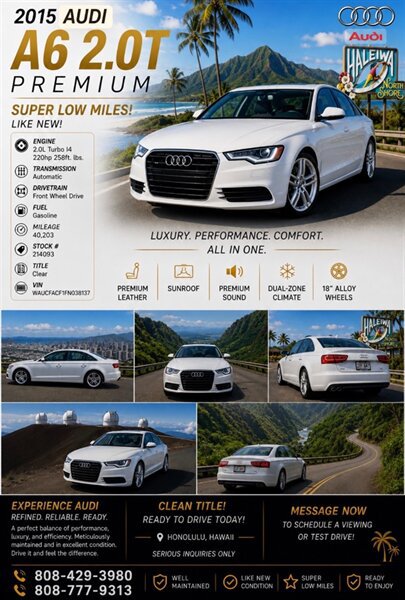 Used 2015 Audi A6 2.0T Premium FWD image 16
