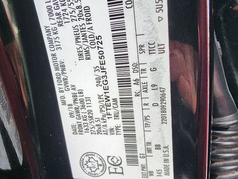 Used 2018 Ford F150 Platinum w/ Technology Package image 23