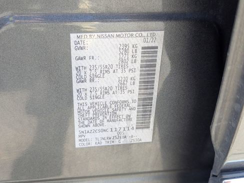 Used 2022 Nissan Murano SL w/ SL Moonroof Package image 39