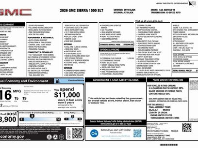 New 2026 GMC Sierra 1500 SLT w/ SLT Premium Plus Package