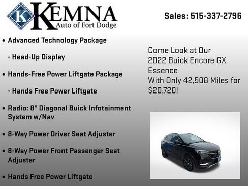 Used 2022 Buick Encore GX Essence w/ Advanced Technology Package image 12