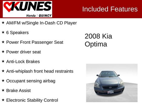 Used 2008 Kia Optima EX w/ Premium Pkg image 2