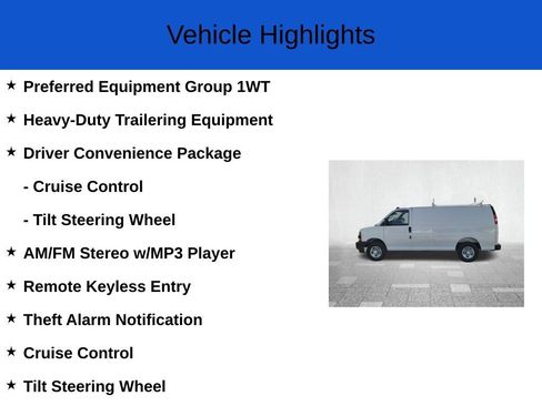 New 2025 Chevrolet Express 2500 w/ Driver Convenience Package image 2