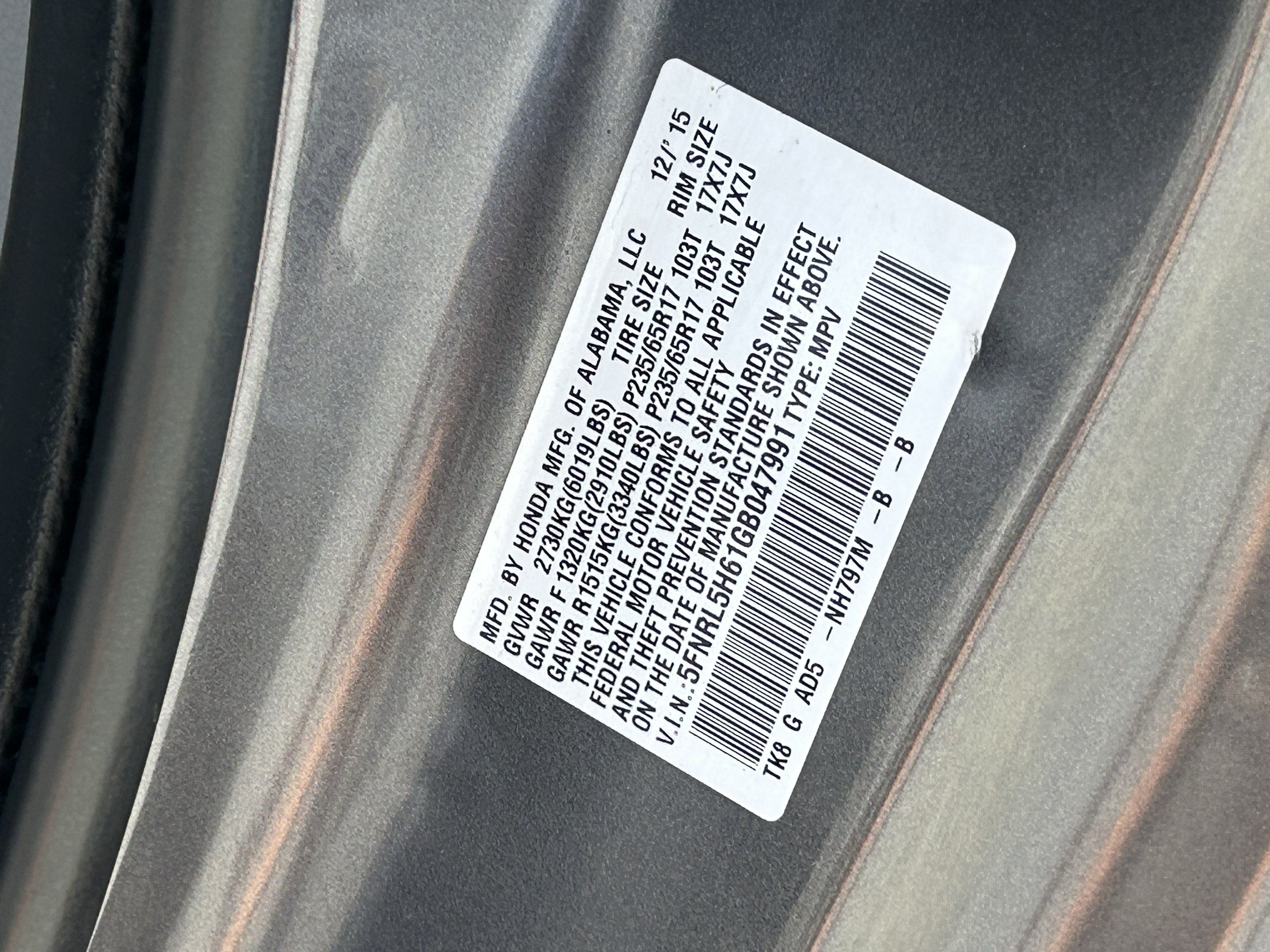 Used 2016 Honda Odyssey EX-L image 34