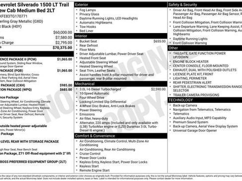 Certified 2026 Chevrolet Silverado 1500 LT Trail Boss w/ Safety Package AWD/4WD image 33