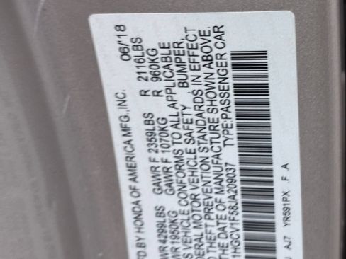 Used 2018 Honda Accord EX-L image 13