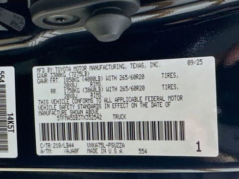 New 2026 Toyota Tundra 1794 Edition image 29