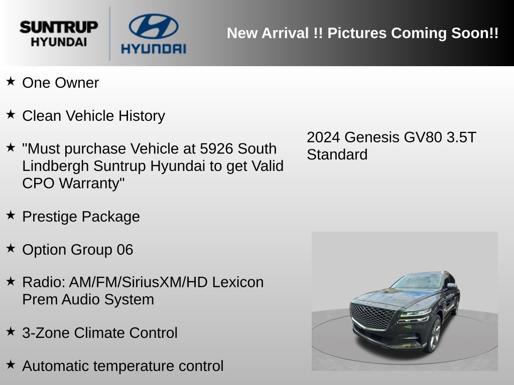 Used 2024 Genesis GV80 3.5T w/ Prestige Package AWD/4WD image 6