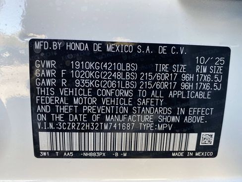 New 2026 Honda HR-V LX image 34