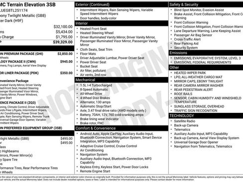 New 2026 GMC Terrain Elevation w/ Elevation Premium Package image 25