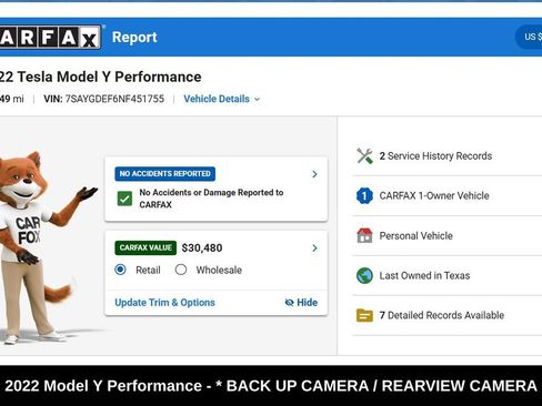 Used 2022 Tesla Model Y Performance AWD/4WD image 9
