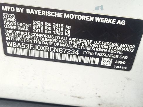 Certified 2024 BMW 530i xDrive 530i xDrive w/ Premium Package image 13
