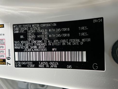 Certified 2024 Toyota Land Cruiser 1958 AWD/4WD image 27