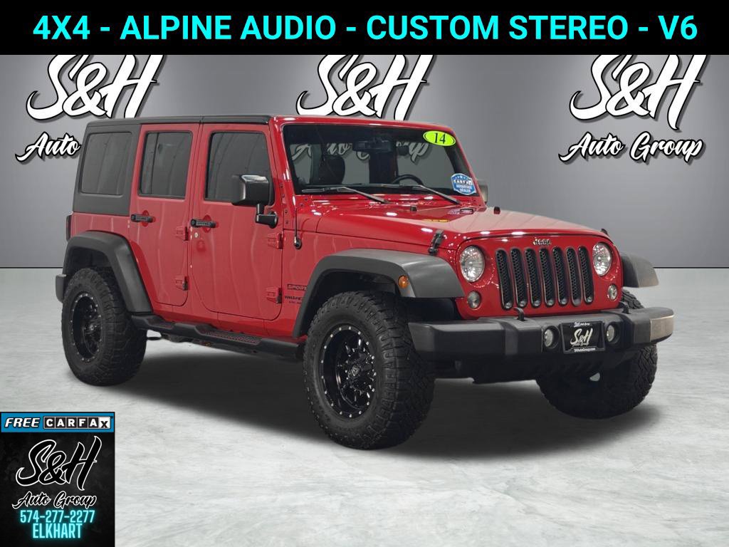 Used 2014 Jeep Wrangler Unlimited Sport w/ Quick Order Package 24S AWD/4WD image 1