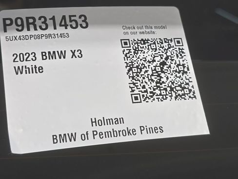 Certified 2023 BMW X3 sDrive30i w/ Convenience Package RWD image 29