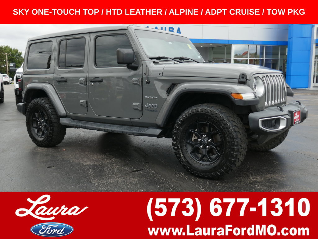 Used 2020 Jeep Wrangler Unlimited Sahara AWD/4WD image 1
