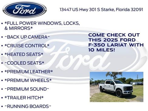 New 2025 Ford F350 Lariat w/ Lariat Ultimate Package image 10