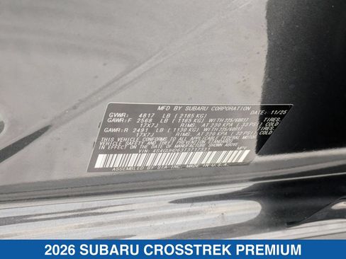 Used 2026 Subaru Crosstrek 2.5i Premium AWD/4WD image 26