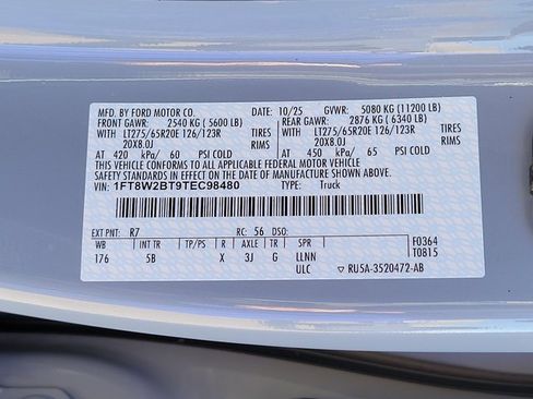 New 2026 Ford F250 Lariat w/ Black Appearance Package image 14